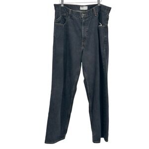 Levi's SilverTab Baggy Jeans 36X32 Vintage 90s Dark Wash Loose Fit Skater Grunge
